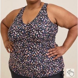 NWT Torrid Wireless Racerback Tankini 4X